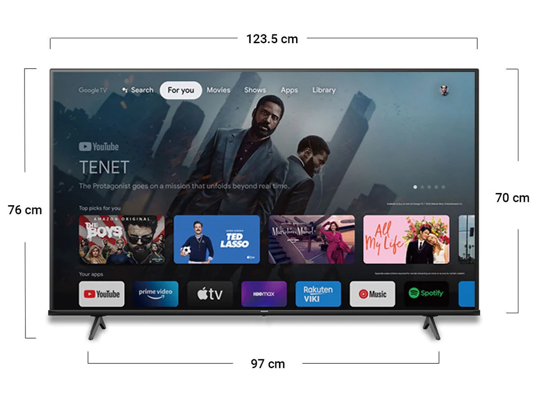 Televisor LED Panavox 55" 4K Ultra HD Smart TV